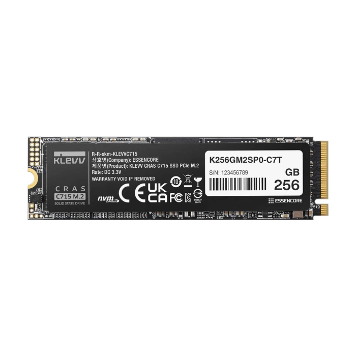 اس اس دی اینترنال M.2 NVMe کلو مدل CRAS C715 ظرفیت 256 گیگابایت